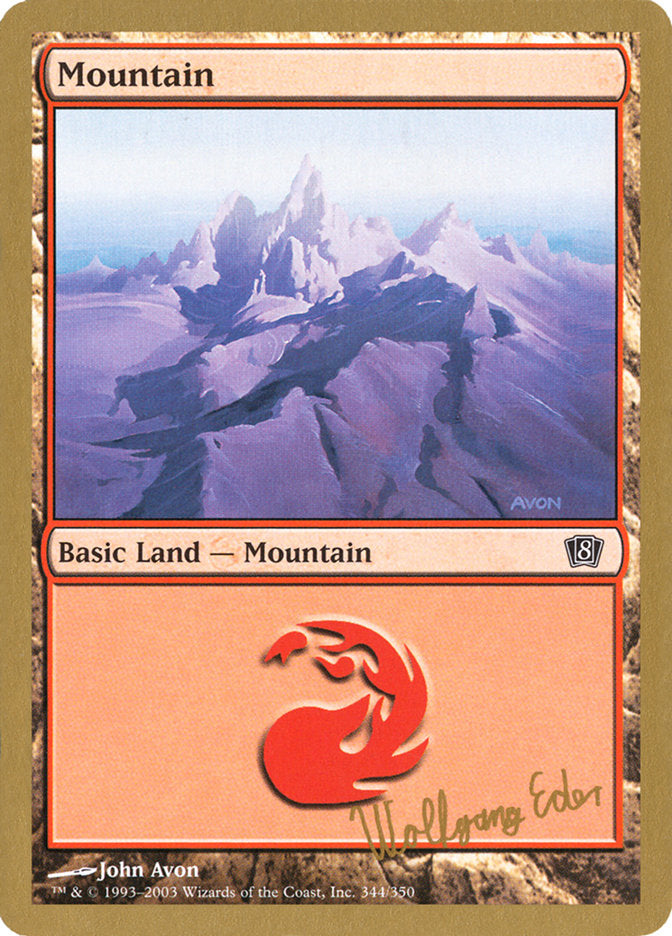 Mountain (Wolfgang Eder) [World Championship Decks 2003] | Event Horizon Hobbies CA