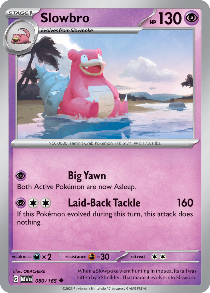 Slowbro (080/165) [Scarlet & Violet: 151] | Event Horizon Hobbies CA