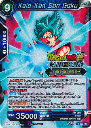 Kaio-Ken Son Goku (P-032) [Judge Promotion Cards] | Event Horizon Hobbies CA