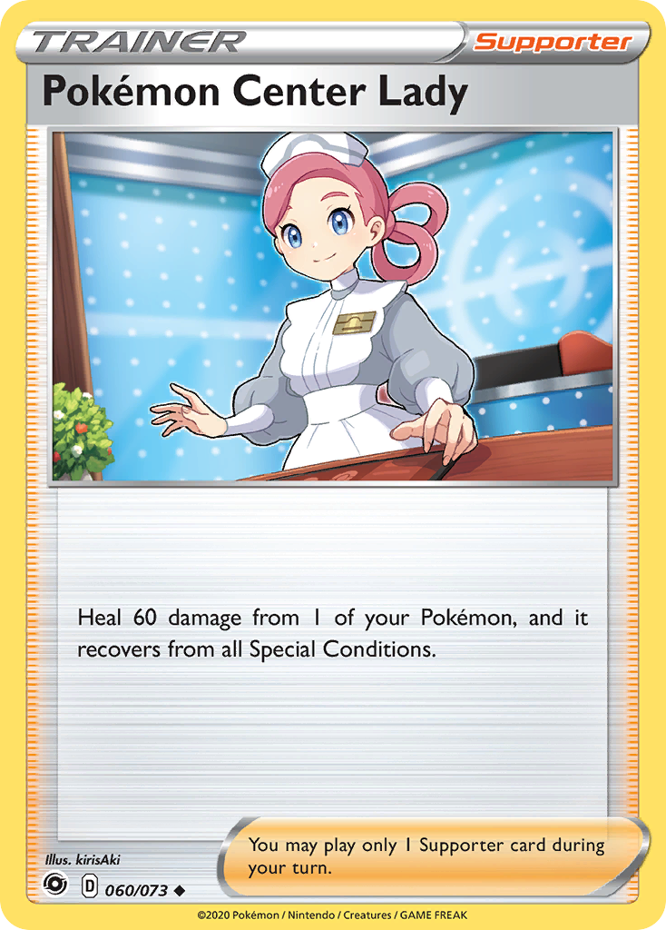 Pokemon Center Lady (060/073) [Sword & Shield: Champion's Path] | Event Horizon Hobbies CA