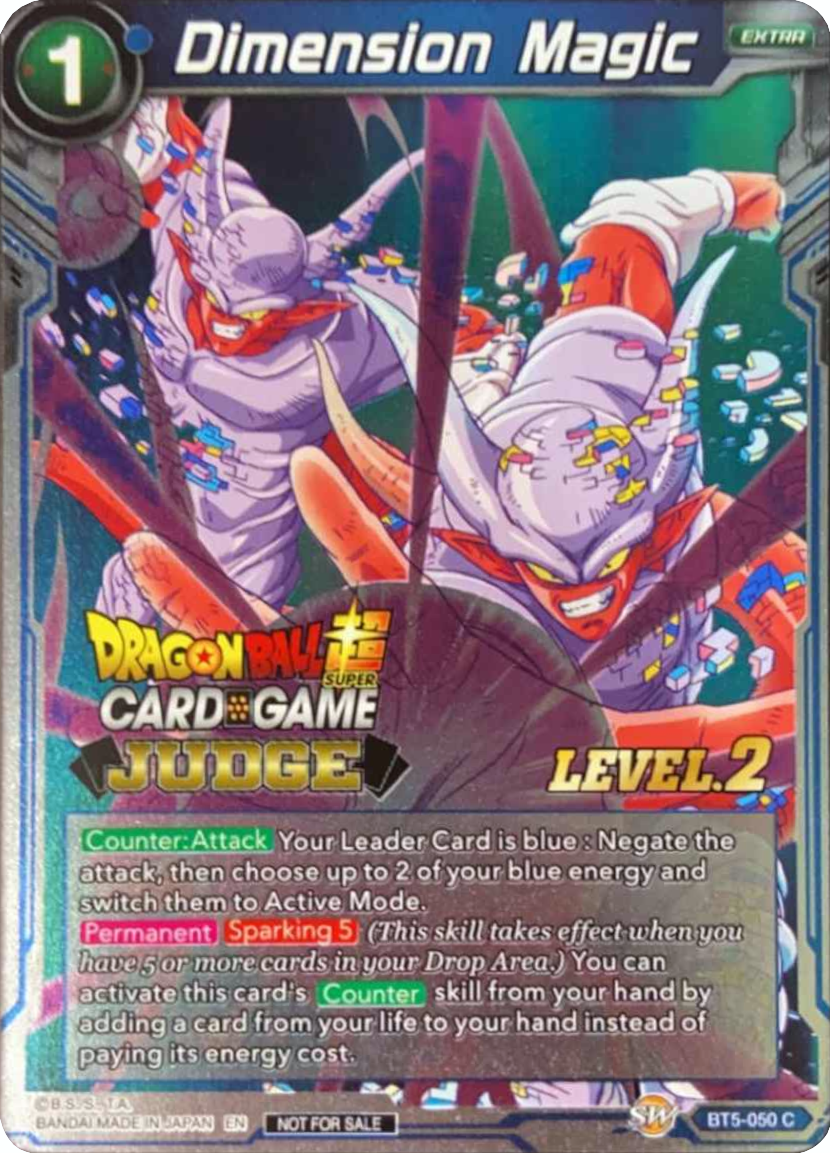 Dimension Magic (Level 2) (BT5-050) [Judge Promotion Cards] | Event Horizon Hobbies CA