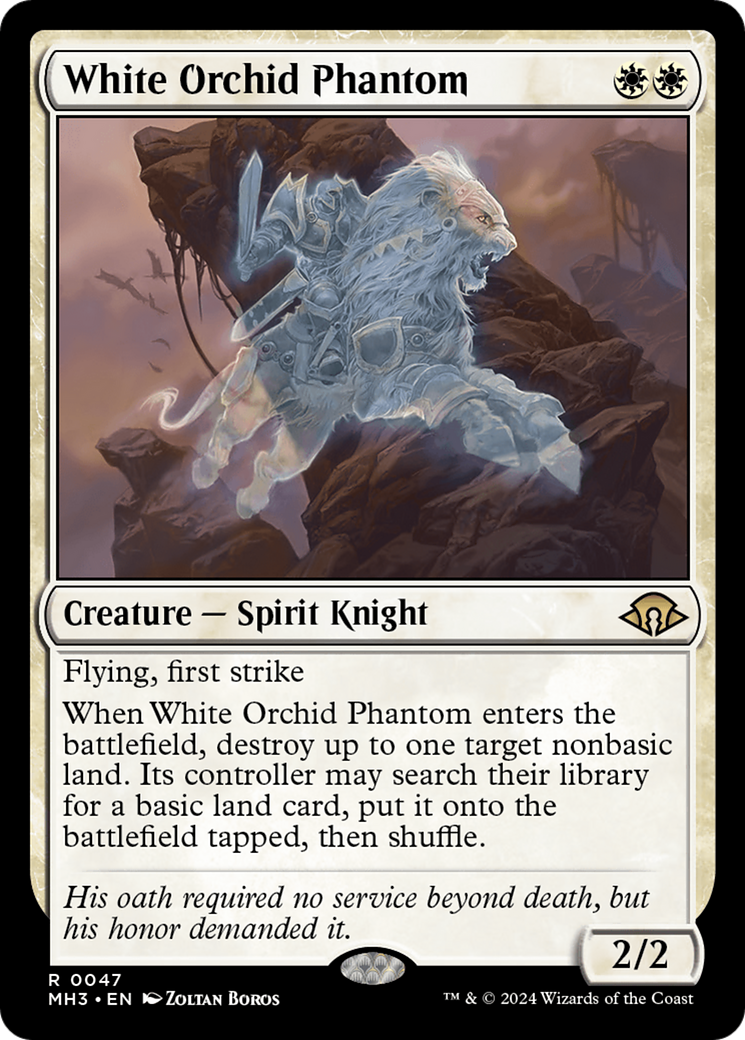 White Orchid Phantom [Modern Horizons 3] | Event Horizon Hobbies CA