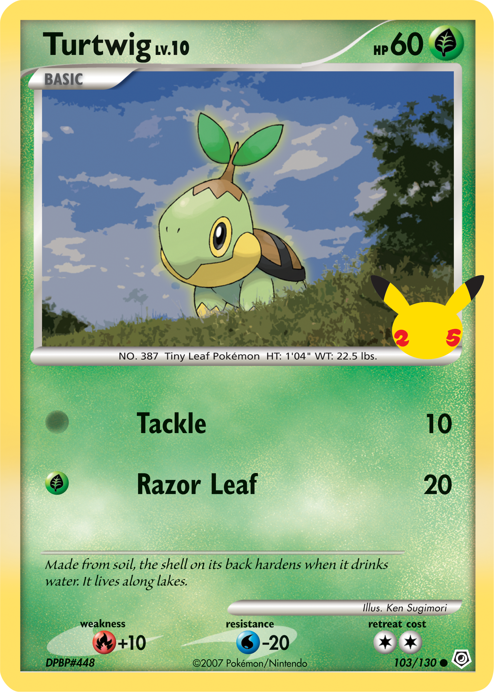 Turtwig (103/130) (Jumbo Card) [First Partner Pack] | Event Horizon Hobbies CA