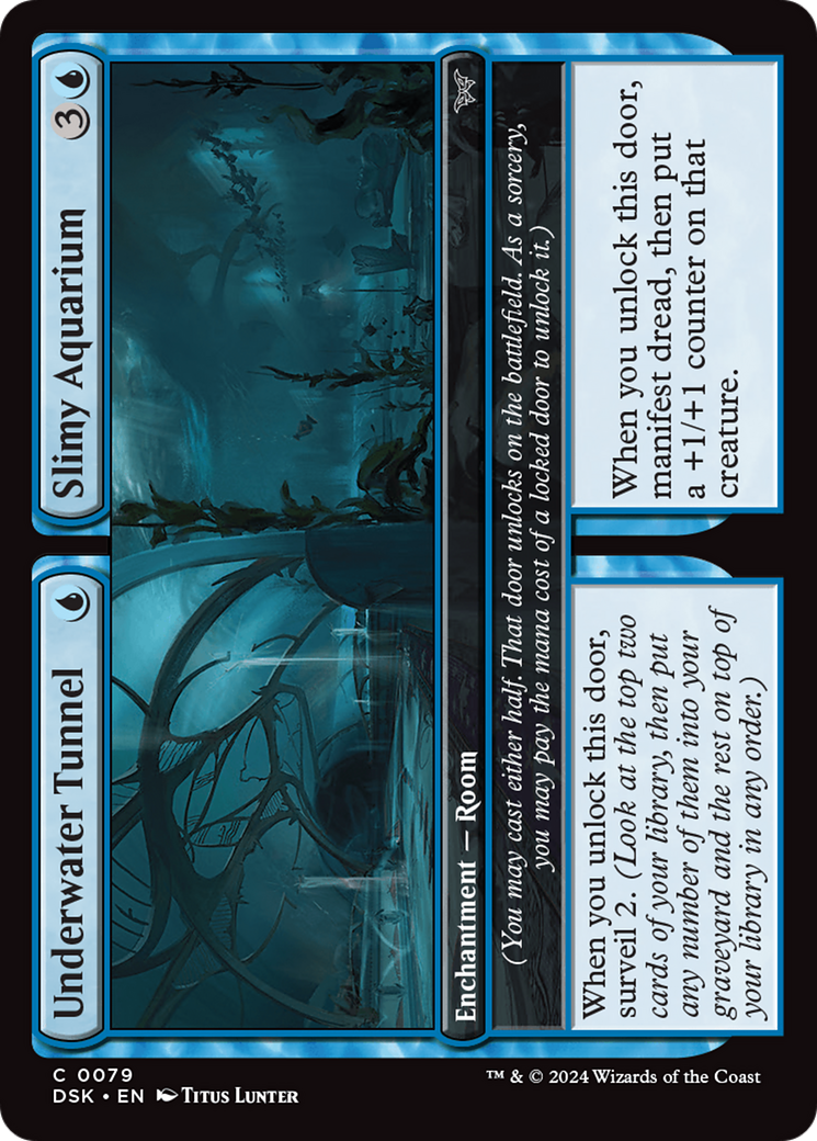 Underwater Tunnel // Slimy Aquarium [Duskmourn: House of Horror] | Event Horizon Hobbies CA