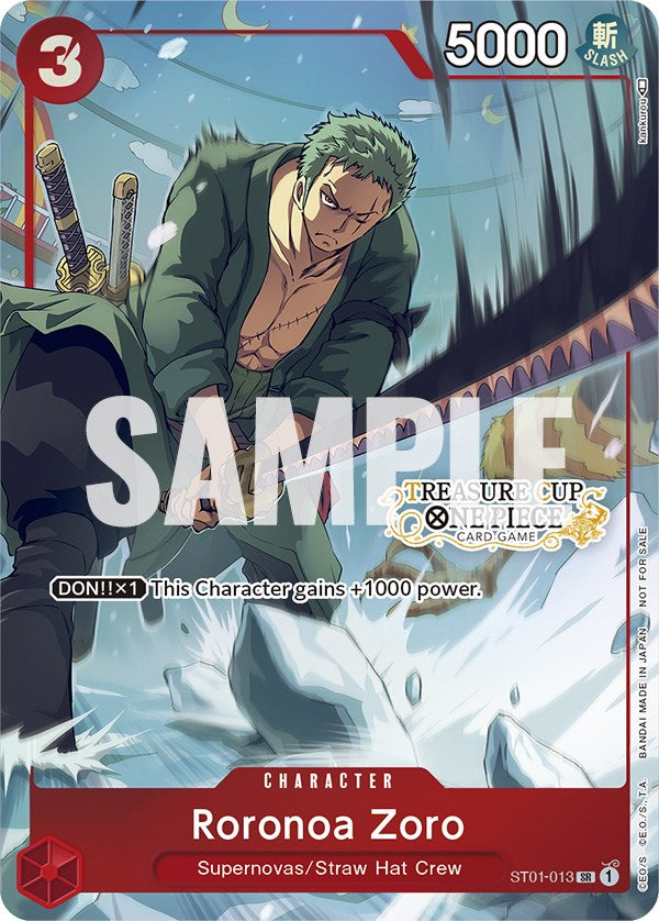 Roronoa Zoro (Treasure Cup) [One Piece Promotion Cards] | Event Horizon Hobbies CA