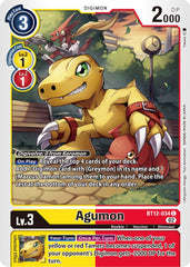 Agumon [BT12-034] [Across Time] | Event Horizon Hobbies CA