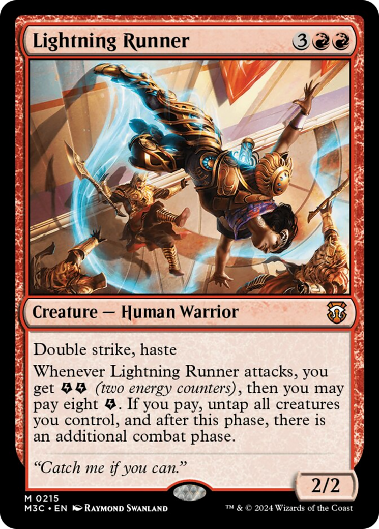 Lightning Runner (Ripple Foil) [Modern Horizons 3 Commander] | Event Horizon Hobbies CA