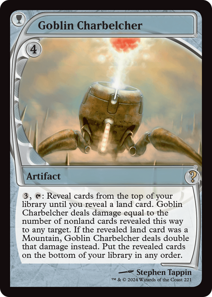 Goblin Charbelcher (Future Sight) [Mystery Booster 2] | Event Horizon Hobbies CA