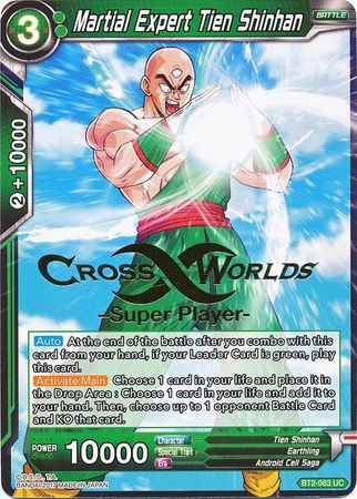 Martial Expert Tien Shinhan (Super Player Stamped) (BT2-083) [Tournament Promotion Cards] | Event Horizon Hobbies CA