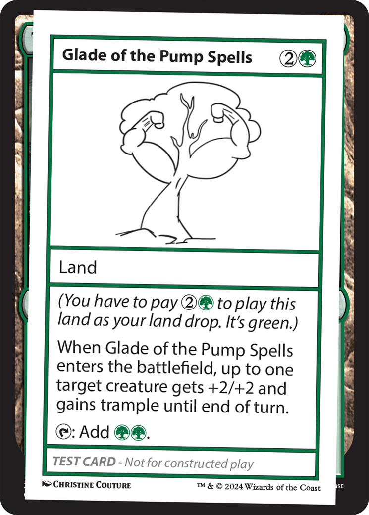 Glade of the Pump Spells [Mystery Booster 2 Playtest Cards] | Event Horizon Hobbies CA