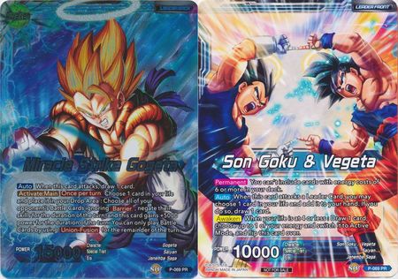 Son Goku & Vegeta // Miracle Strike Gogeta (Movie Promo) (P-069) [Promotion Cards] | Event Horizon Hobbies CA