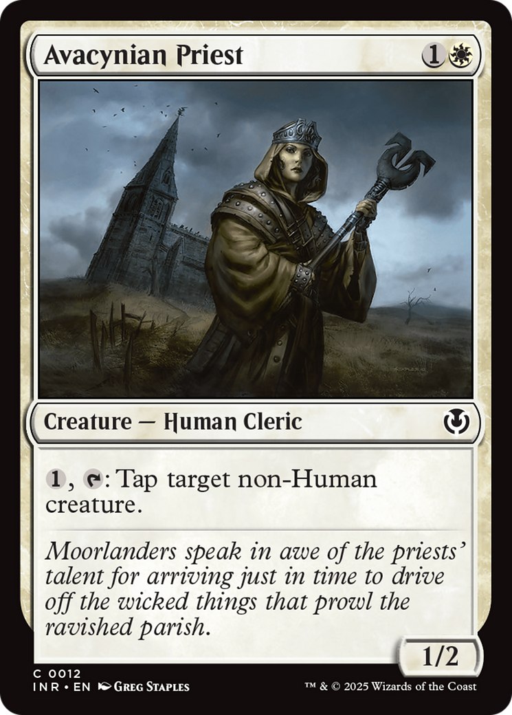 Avacynian Priest [Innistrad Remastered] | Event Horizon Hobbies CA