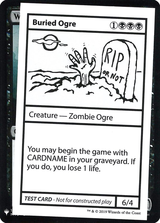 Buried Ogre [Mystery Booster Playtest Cards] | Event Horizon Hobbies CA