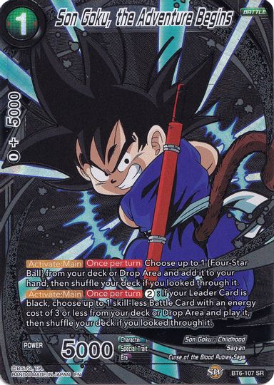 Son Goku, the Adventure Begins (Collector's Selection Vol. 1) (BT6-107) [Promotion Cards] | Event Horizon Hobbies CA