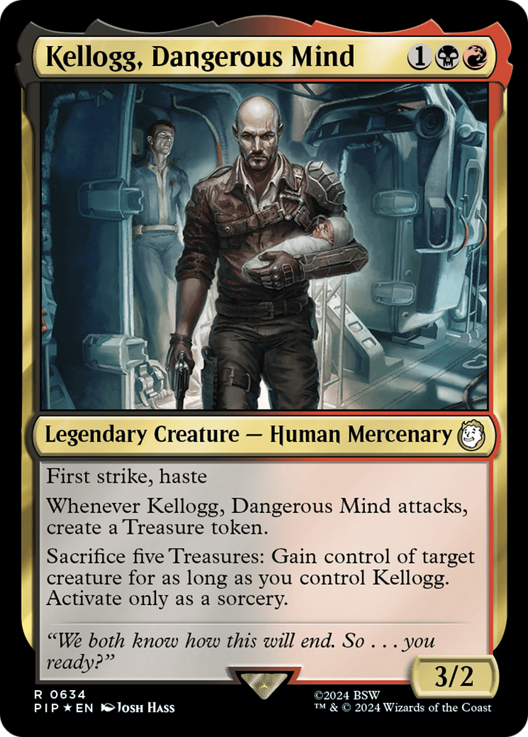 Kellogg, Dangerous Mind (Surge Foil) [Fallout] | Event Horizon Hobbies CA