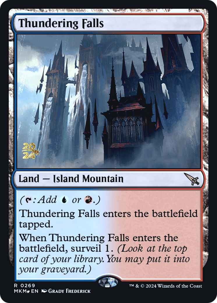 Thundering Falls [Murders at Karlov Manor Prerelease Promos] | Event Horizon Hobbies CA