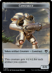 Spirit (0010) // Construct (0041) Double-Sided Token [Commander Masters Tokens] | Event Horizon Hobbies CA