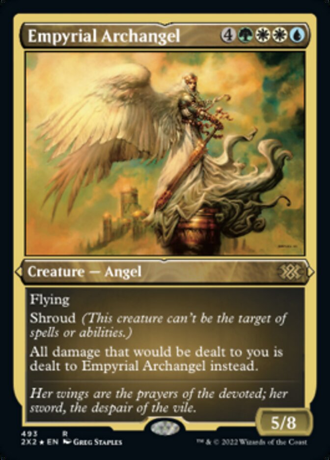 Empyrial Archangel (Foil Etched) [Double Masters 2022] | Event Horizon Hobbies CA