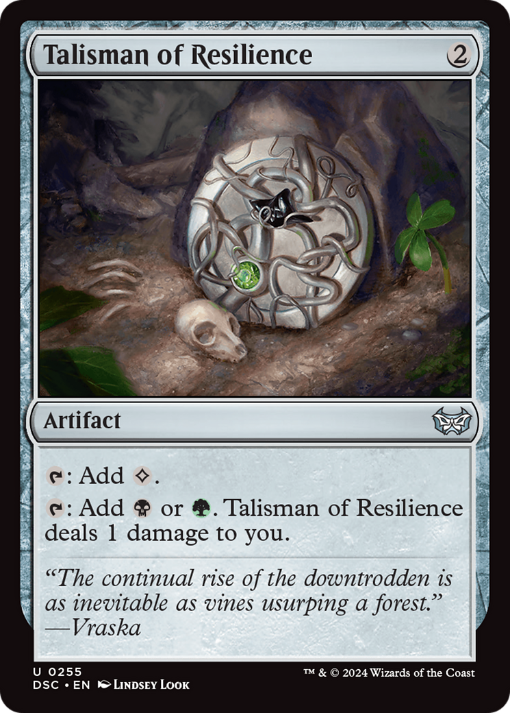 Talisman of Resilience [Duskmourn: House of Horror Commander] | Event Horizon Hobbies CA