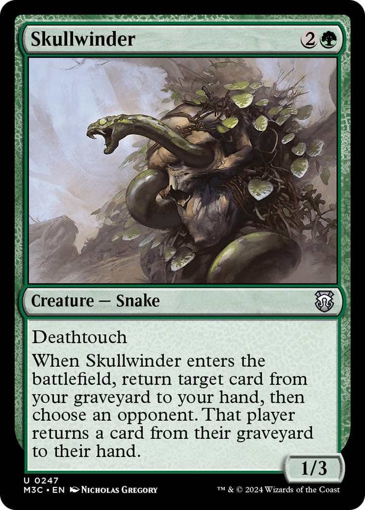 Skullwinder (Ripple Foil) [Modern Horizons 3 Commander] | Event Horizon Hobbies CA