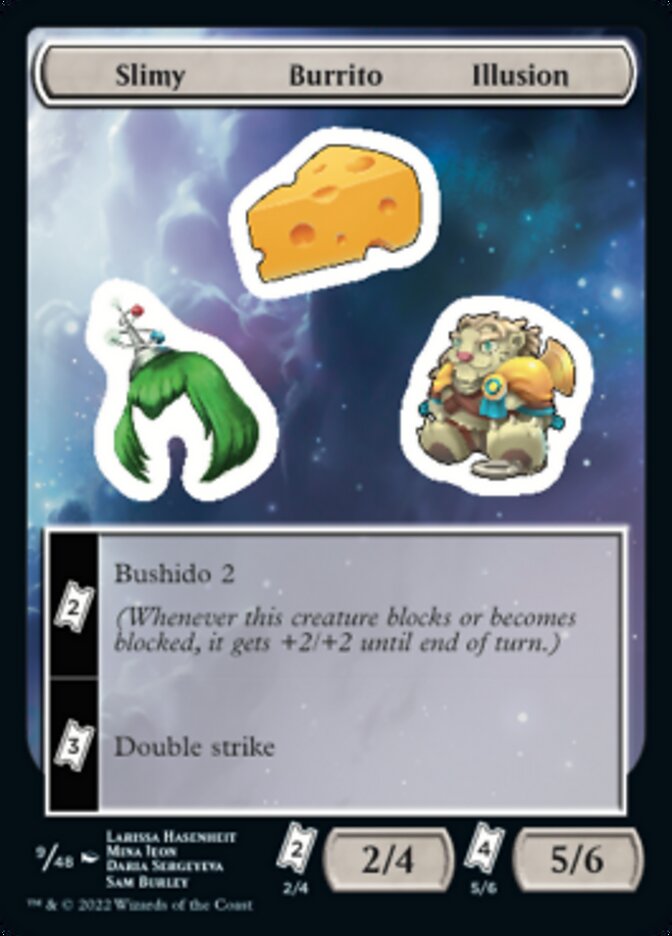 Slimy Burrito Illusion [Unfinity Stickers] | Event Horizon Hobbies CA