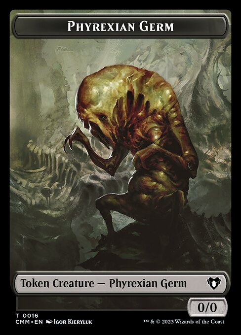 Eldrazi Spawn // Phyrexian Germ Double-Sided Token [Commander Masters Tokens] | Event Horizon Hobbies CA