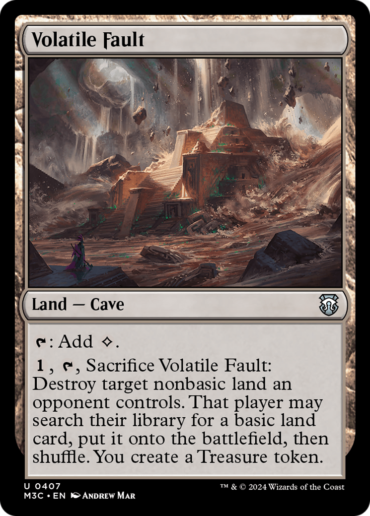 Volatile Fault (Ripple Foil) [Modern Horizons 3 Commander] | Event Horizon Hobbies CA