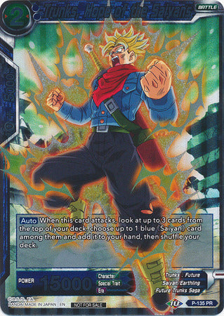 Trunks, Hope of the Saiyans (Series 7 Super Dash Pack) (P-135) [Promotion Cards] | Event Horizon Hobbies CA