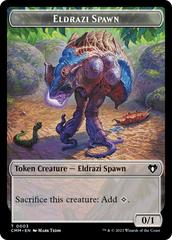 Eldrazi Spawn // Dragon (0021) Double-Sided Token [Commander Masters Tokens] | Event Horizon Hobbies CA