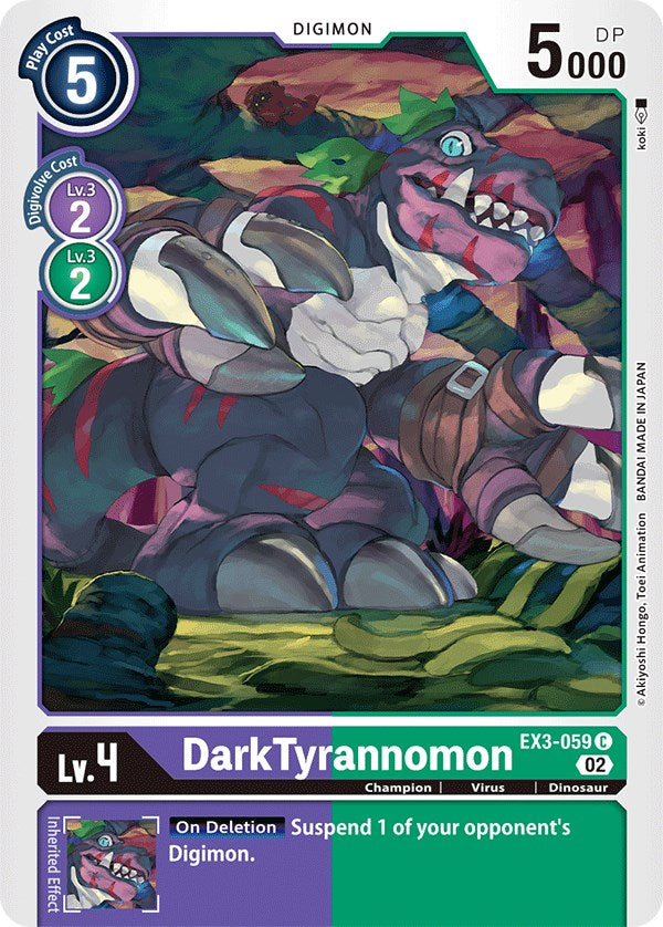 DarkTyrannomon [EX3-059] [Draconic Roar] | Event Horizon Hobbies CA