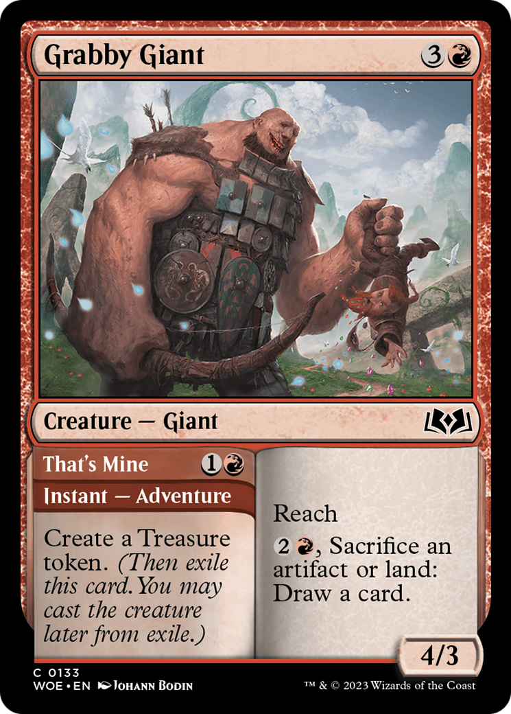 Grabby Giant // That's Mine [Wilds of Eldraine] | Event Horizon Hobbies CA