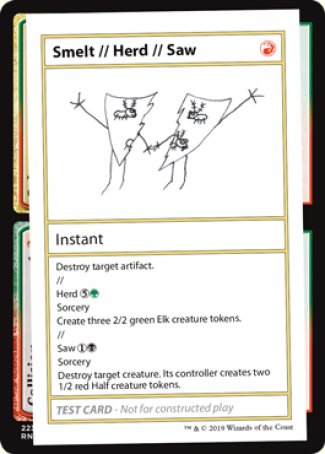 Smelt // Herd // Saw (2021 Edition) [Mystery Booster Playtest Cards] | Event Horizon Hobbies CA