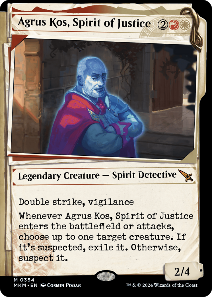 Agrus Kos, Spirit of Justice (Showcase) [Murders at Karlov Manor]