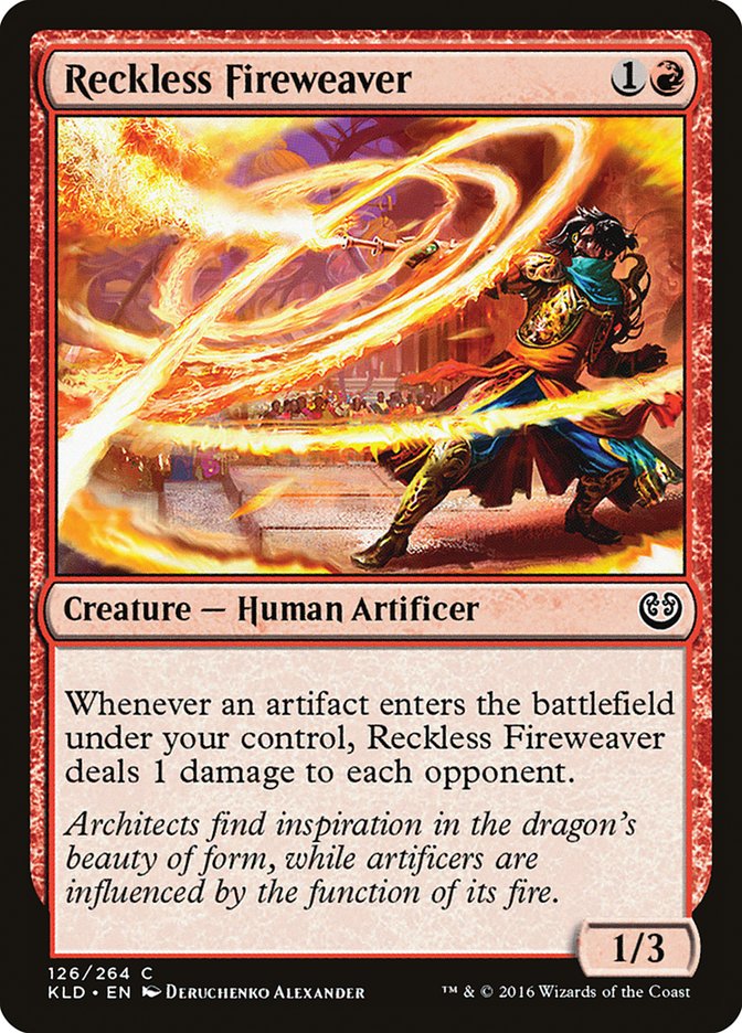 Reckless Fireweaver [Kaladesh] | Event Horizon Hobbies CA