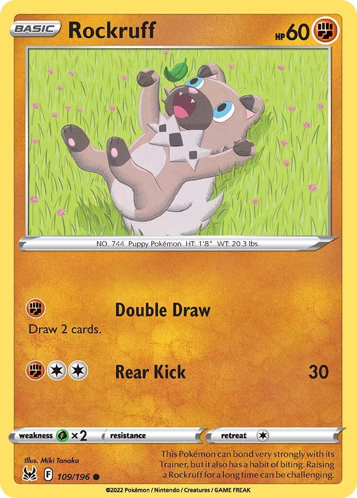 Rockruff (109/196) [Sword & Shield: Lost Origin] | Event Horizon Hobbies CA