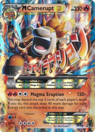 M Camerupt EX (XY198) (Jumbo Card) [XY: Black Star Promos] | Event Horizon Hobbies CA