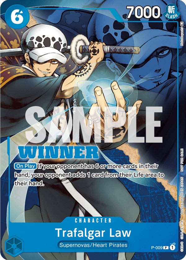 Trafalgar Law (P-009) (Winner Pack Vol. 1) [One Piece Promotion Cards] | Event Horizon Hobbies CA