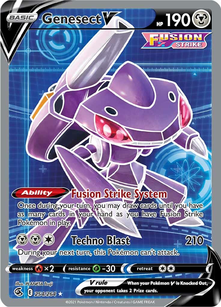 Genesect V (254/264) [Sword & Shield: Fusion Strike] | Event Horizon Hobbies CA