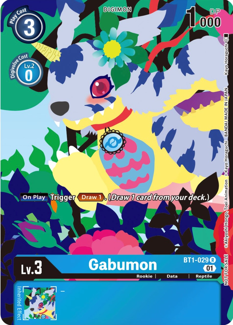 Gabumon [BT1-029] (Tamer's Card Set 2 Floral Fun) [Release Special Booster Promos] | Event Horizon Hobbies CA