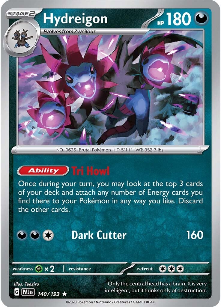 Hydreigon (140/193) [Scarlet & Violet: Paldea Evolved] | Event Horizon Hobbies CA