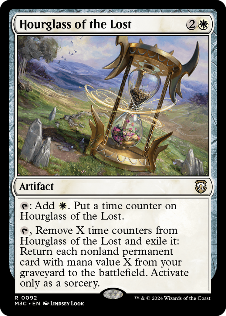 Hourglass of the Lost (Ripple Foil) [Modern Horizons 3 Commander] | Event Horizon Hobbies CA