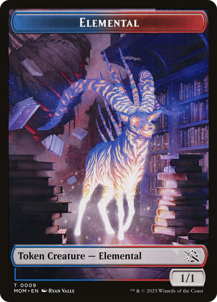 Elemental (09) // Spirit (13) Double-Sided Token [March of the Machine Tokens] | Event Horizon Hobbies CA