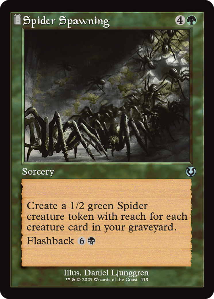 Spider Spawning (Retro Frame) [Innistrad Remastered] | Event Horizon Hobbies CA