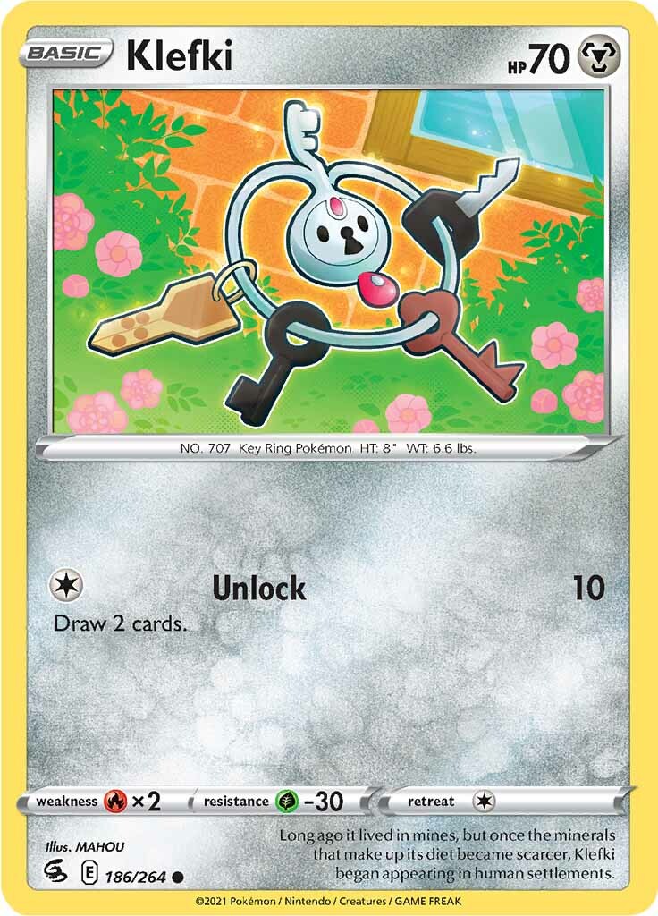 Klefki (186/264) [Sword & Shield: Fusion Strike] | Event Horizon Hobbies CA