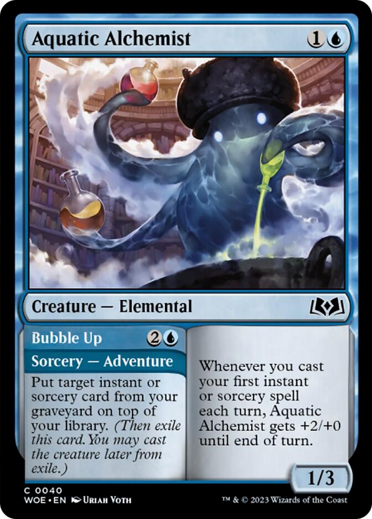 Aquatic Alchemist // Bubble Up [Wilds of Eldraine] | Event Horizon Hobbies CA