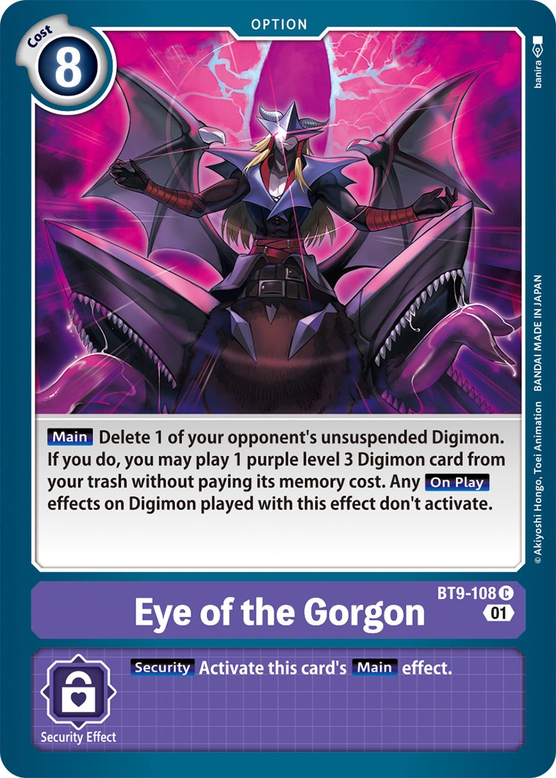 Eye of the Gorgon [BT9-108] [X Record] | Event Horizon Hobbies CA