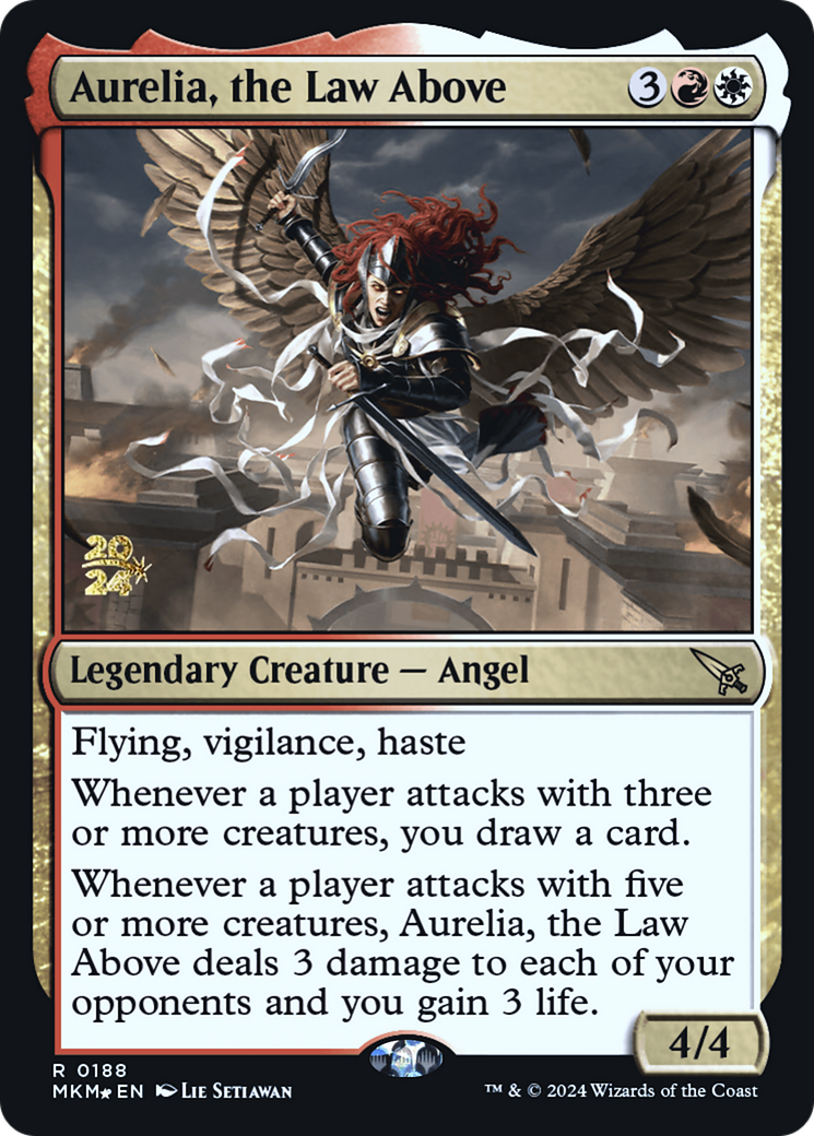 Aurelia, the Law Above [Murders at Karlov Manor Prerelease Promos] | Event Horizon Hobbies CA