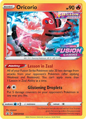 Oricorio (SWSH168) (Prerelease Promo) [Sword & Shield: Black Star Promos] | Event Horizon Hobbies CA