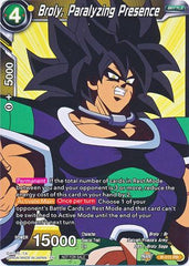 Broly, Paralyzing Presence (Broly Pack Vol. 3) (P-111) [Promotion Cards] | Event Horizon Hobbies CA