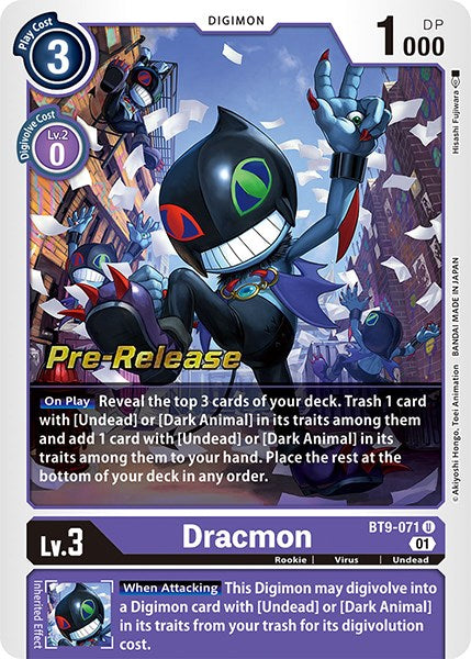 Dracmon [BT9-071] [X Record Pre-Release Promos] | Event Horizon Hobbies CA